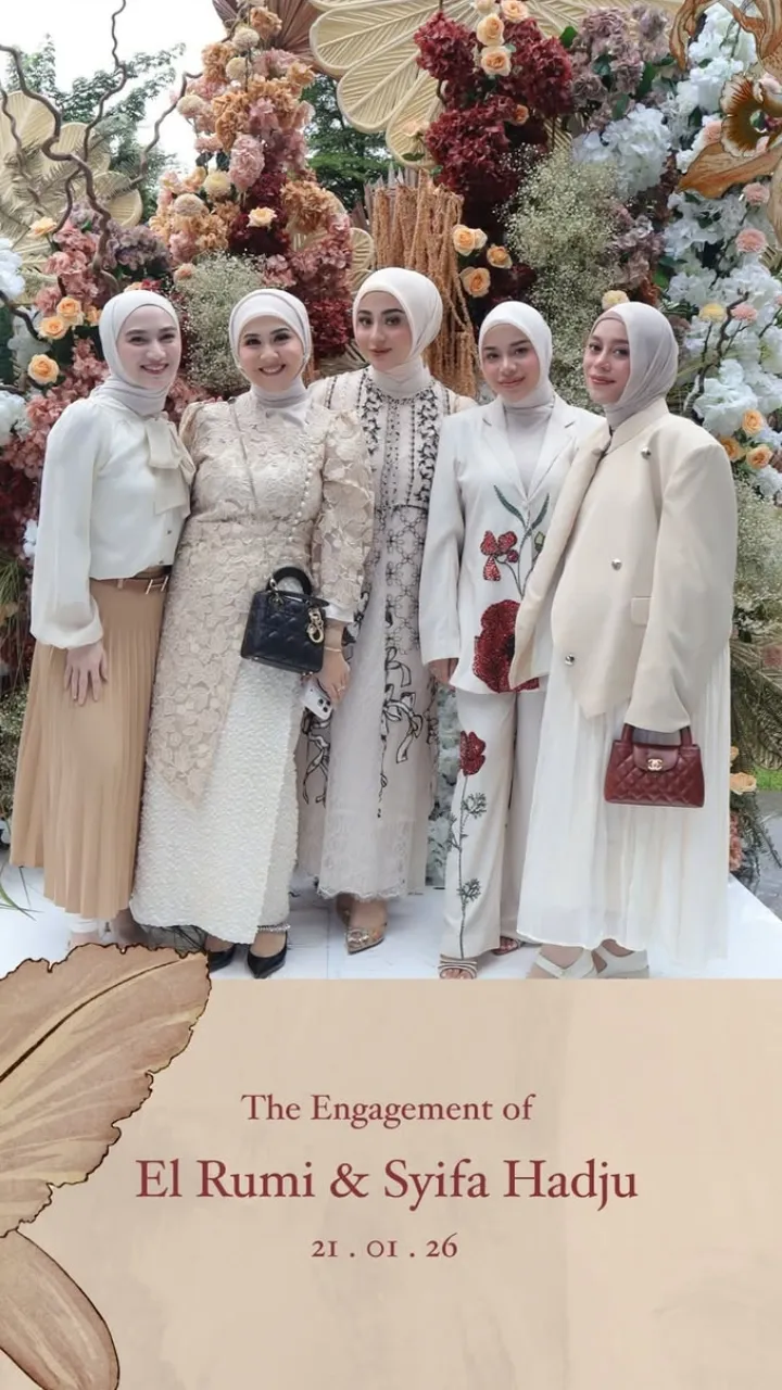 Geng Mamayu di Lamaran Syifa Hadju © instagram.com/aurelie.hermansyah