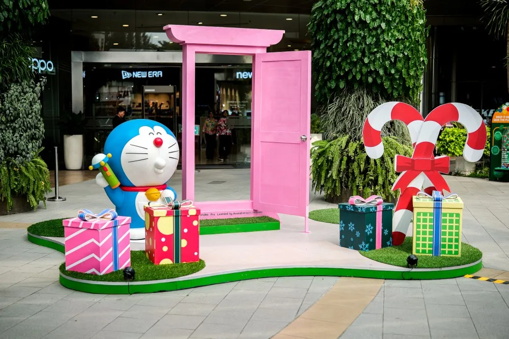 Foto Doraemon Fun Holiday Pop Up Store di Grand Galaxy Park / credit: istimewa