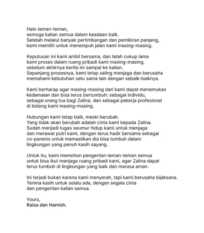 unggahan Raisa/Instagram/raisa6690