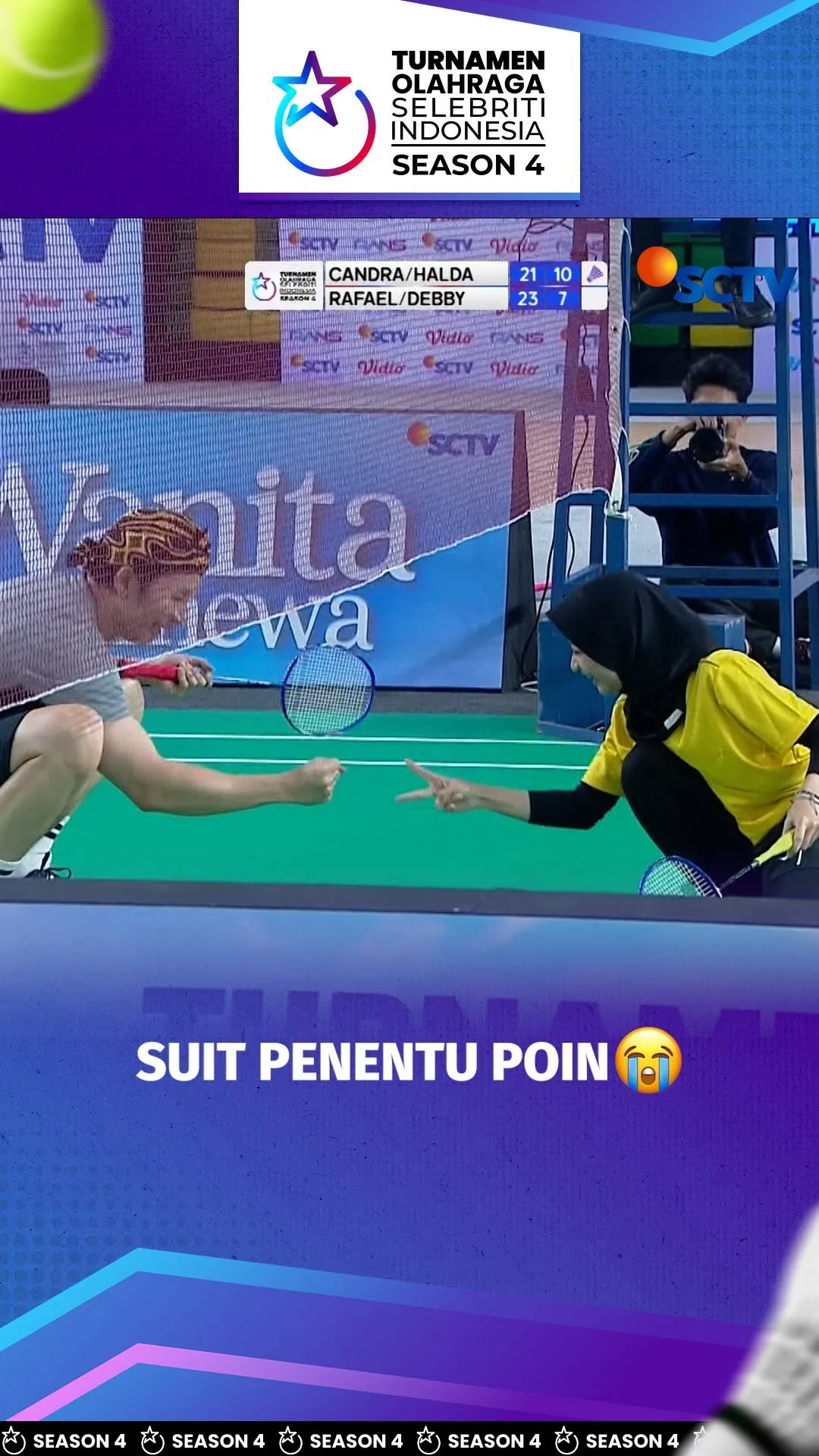 Halda Rianta Suit dengan Rafael Tan © instagram.com/sctv