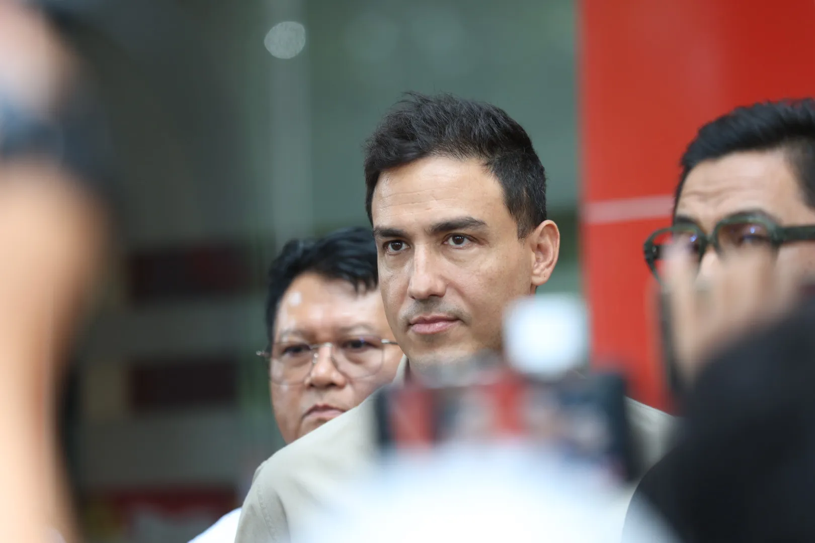 Hamish Daud di Depan Awak Media (cr:KapanLagi.com/Budy Santoso)