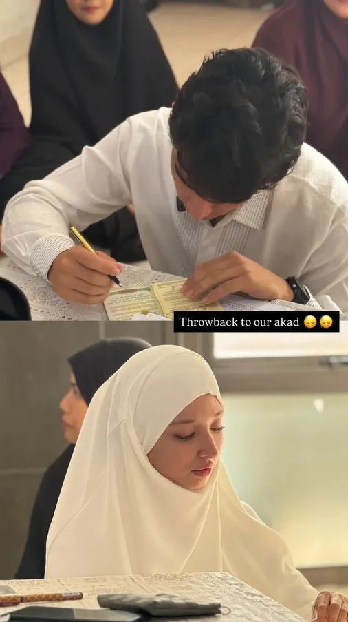 Harry Vaughan dan Nevy Tania akad nikah © instagram.com/nevytaania