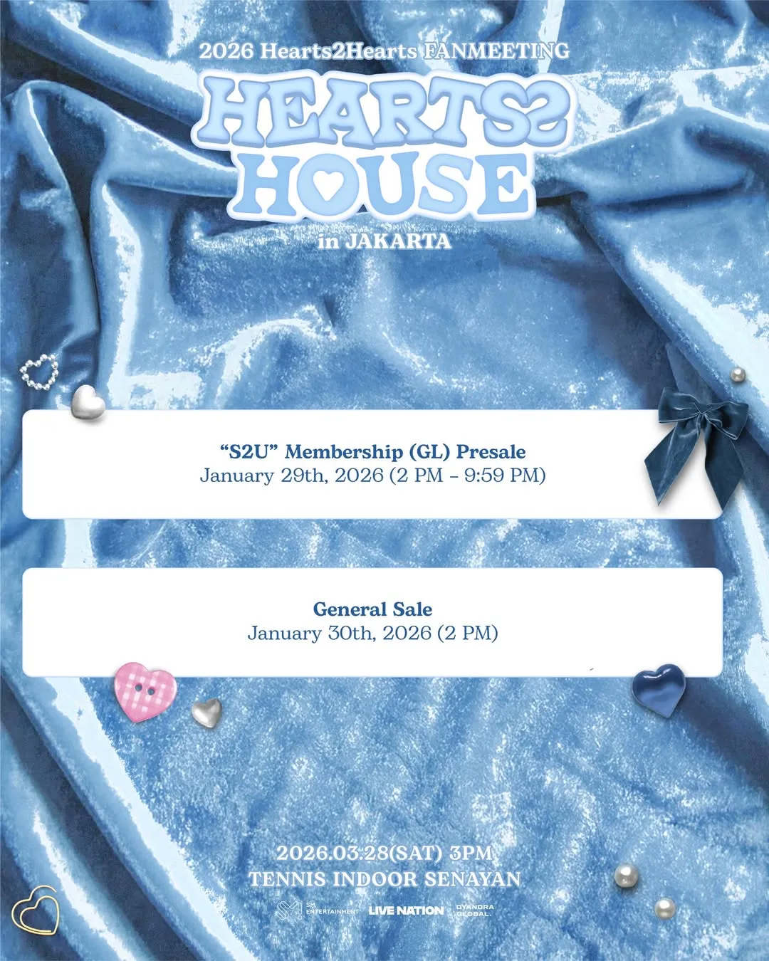 Ticketing Hearts2Hearts Jakarta Â© instagram.com/dyandraglobal