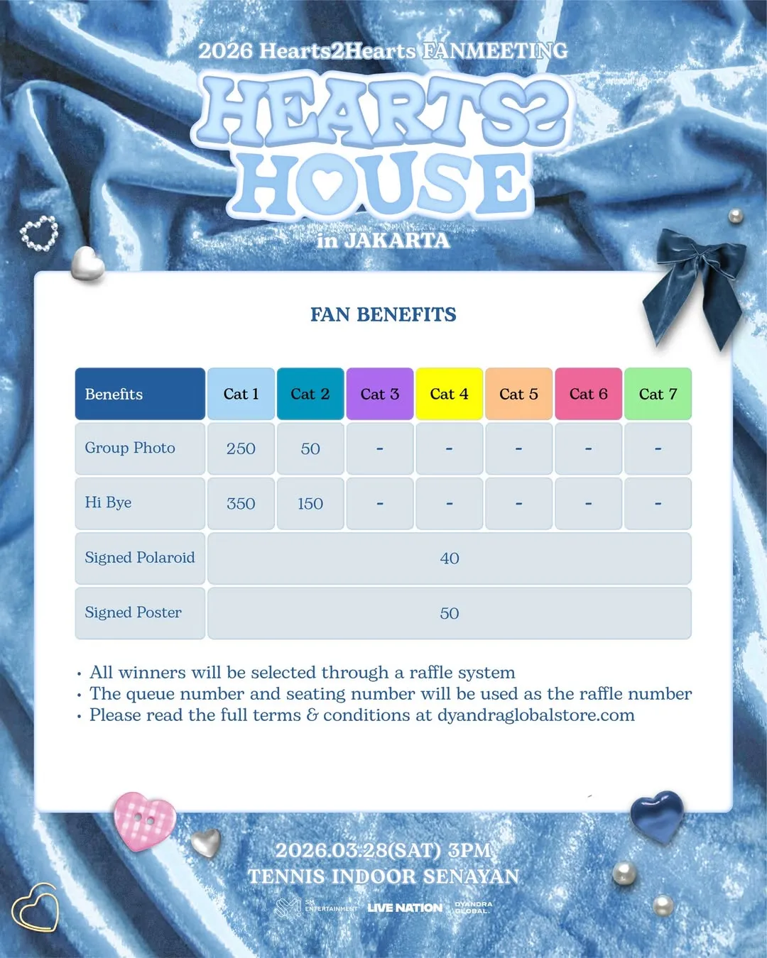 fans benefits Hearts2Hearts Jakarta Â© instagram.com/dyandraglobal