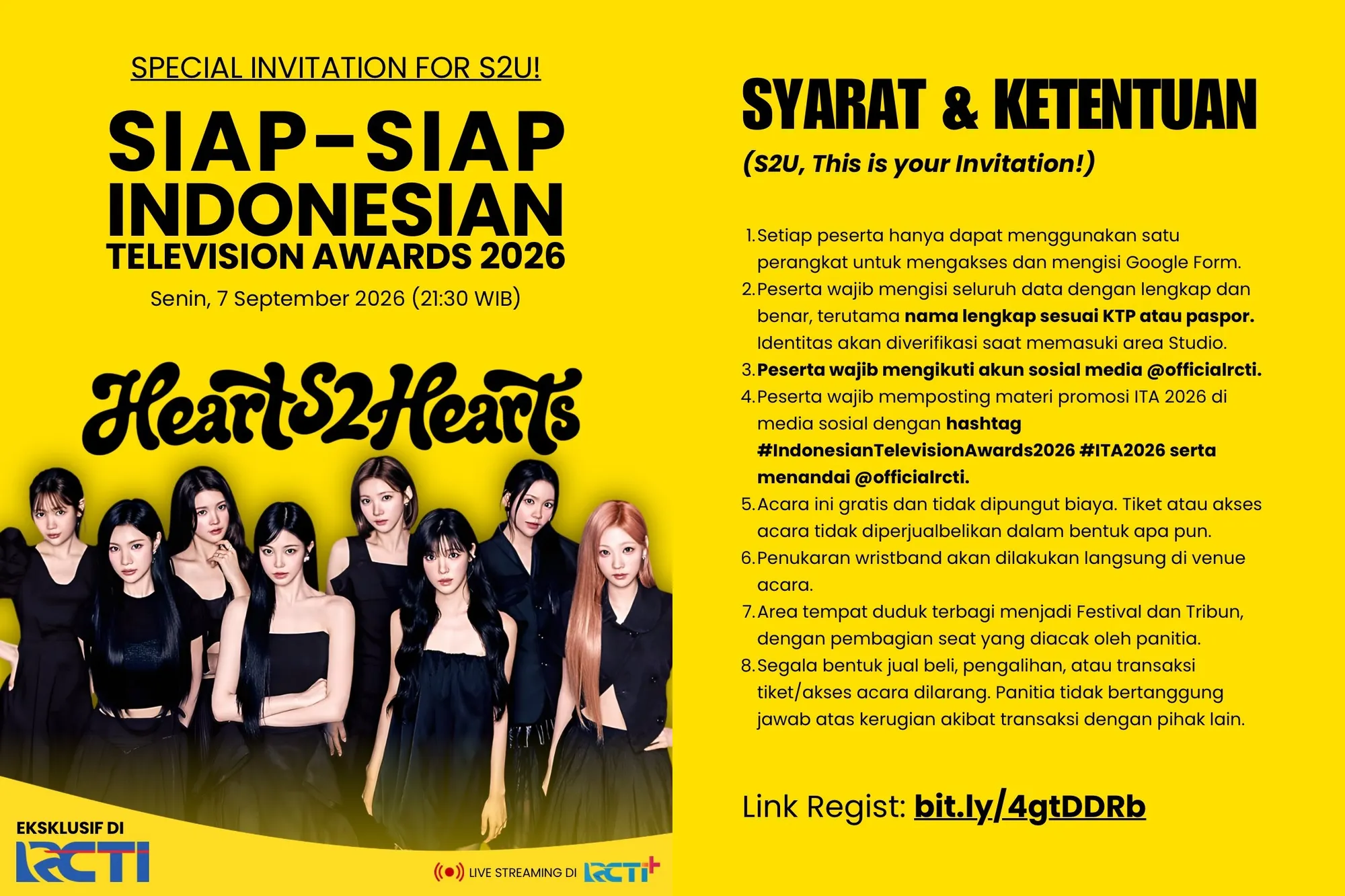 Hearts2Hearts Bintang Tamu ITA 2026 (c) RCTI