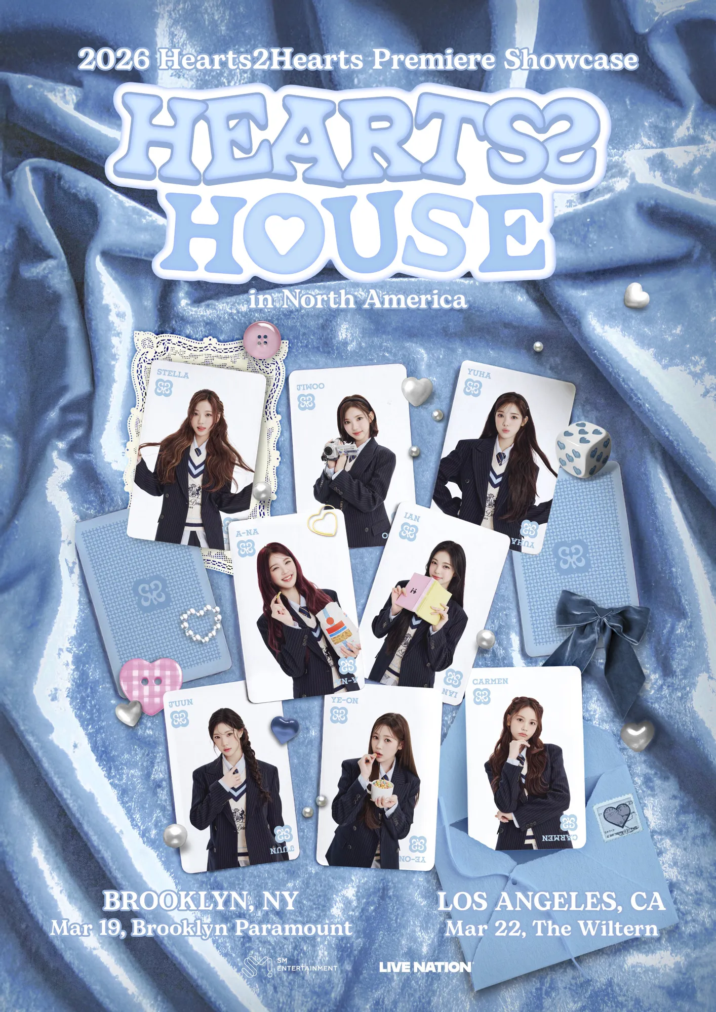 Hearts2Hearts Premiere Showcase di Amerika/x.com/Hearts2Hearts