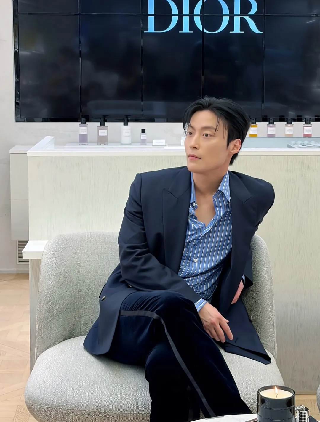 Heo Nam Jun di Event Dior (credit: instagram.com/namjun0609)
