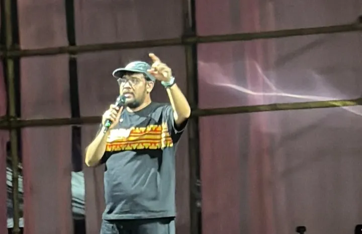 Hifdzi Khoir di Pestapora 2026 © KapanLagi.com/Fikri Alfi Rosyadi