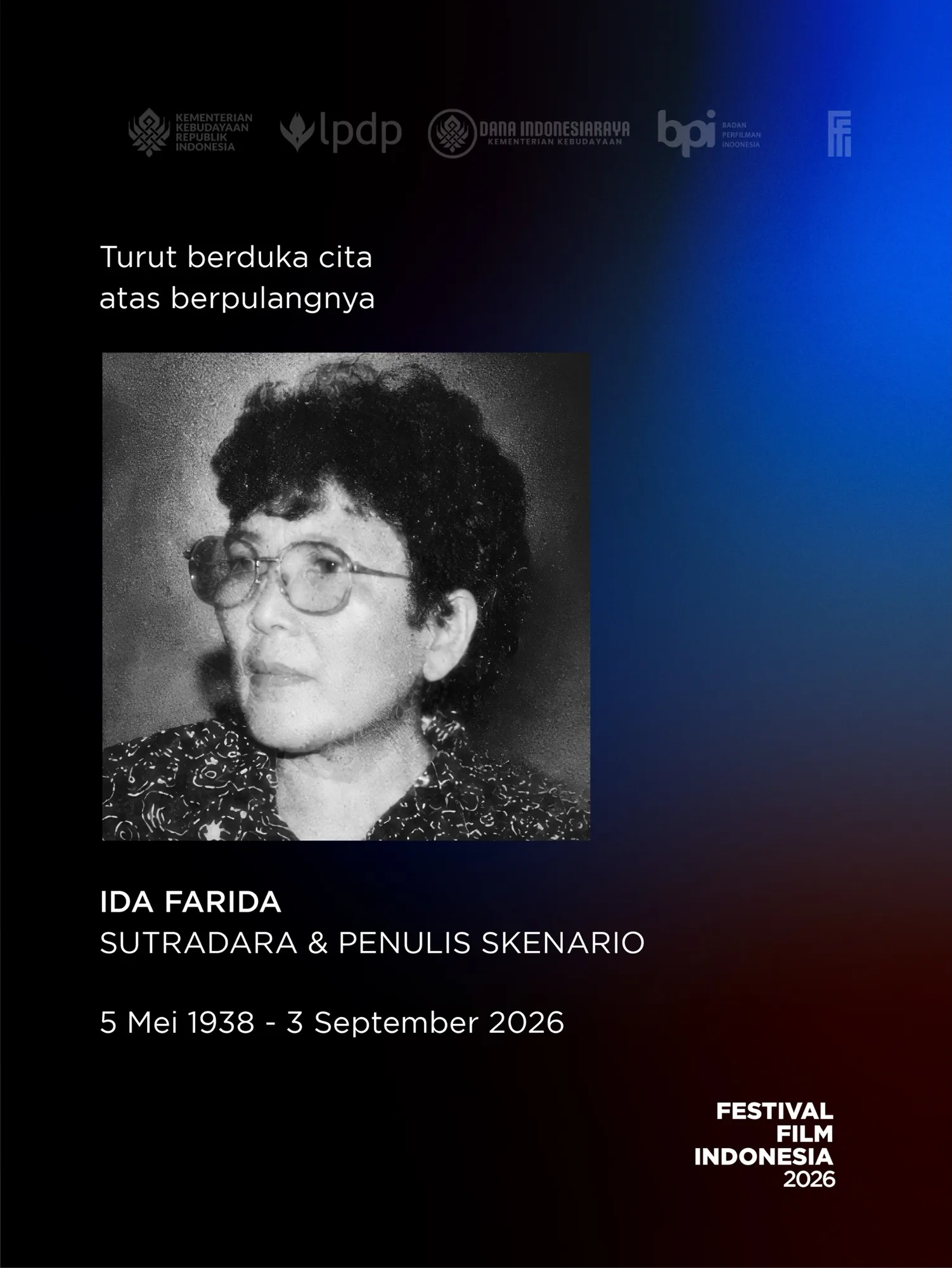 Ida Farida (credit: instagram.com/festivalfilmid)