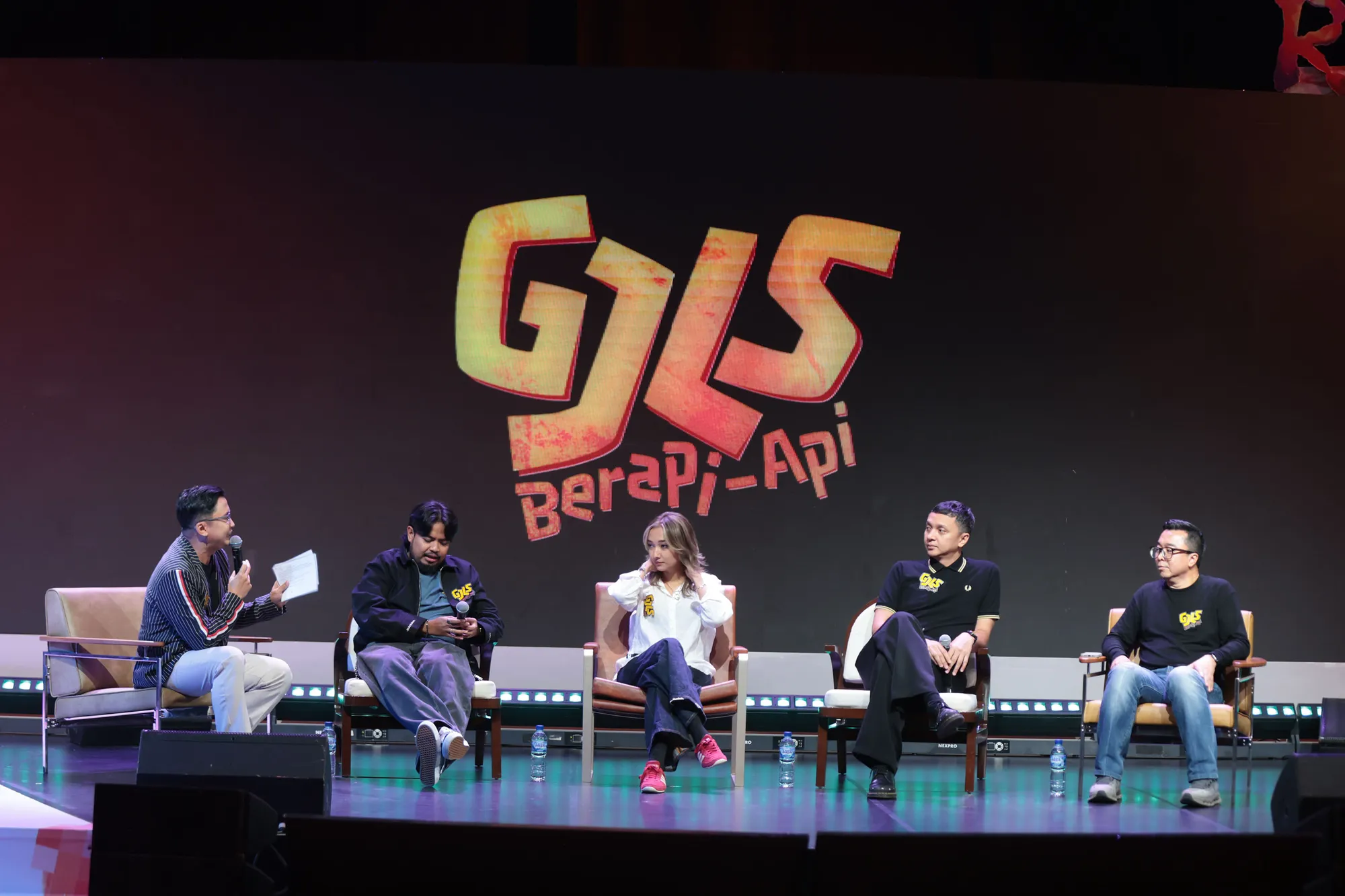 Iga Massardi bersama cast GJLS di Idea Fest 2026 © KapanLagi.com/Budy Santoso