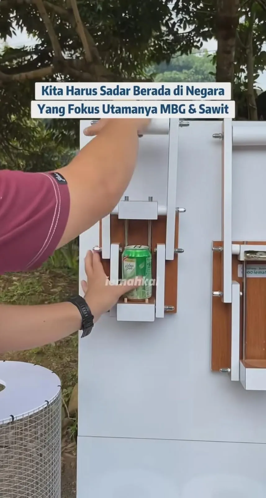 Teknik Pengemasan Botol Plastik yang Benar (credit: instagram/cahyonoperdana)