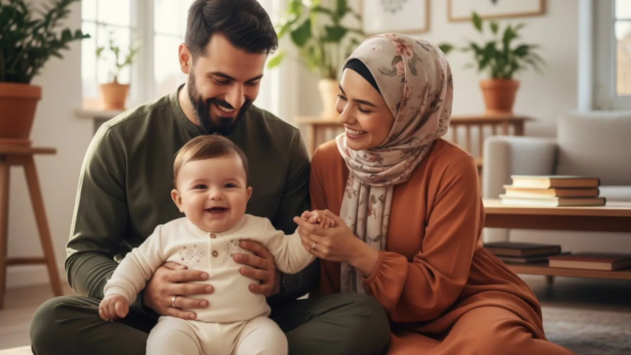 Tips Memilih Nama Bayi Laki-Laki Islami Modern (c) Ilustrasi AI