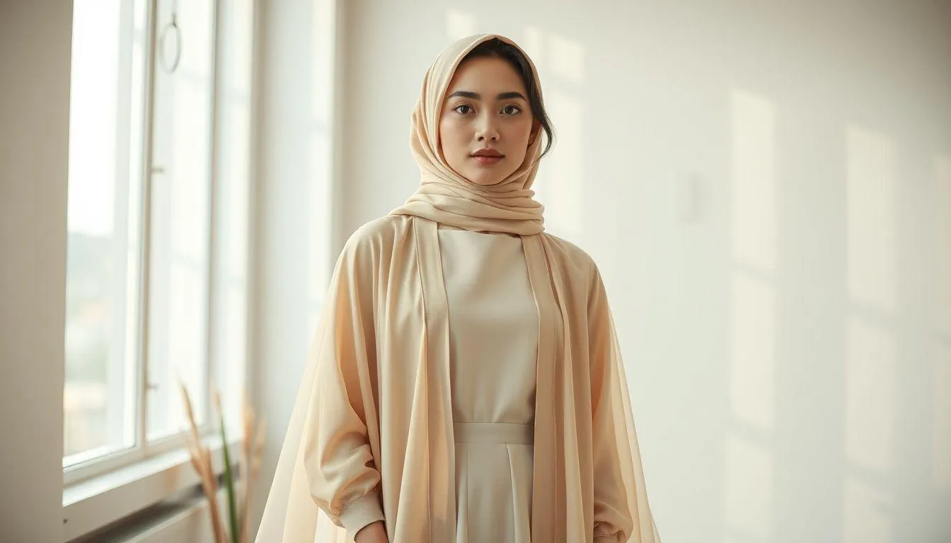 3. Cara Tampil Elegan dengan Teknik Layering Minimalis saat Lebaran (c) Ilustrasi AI