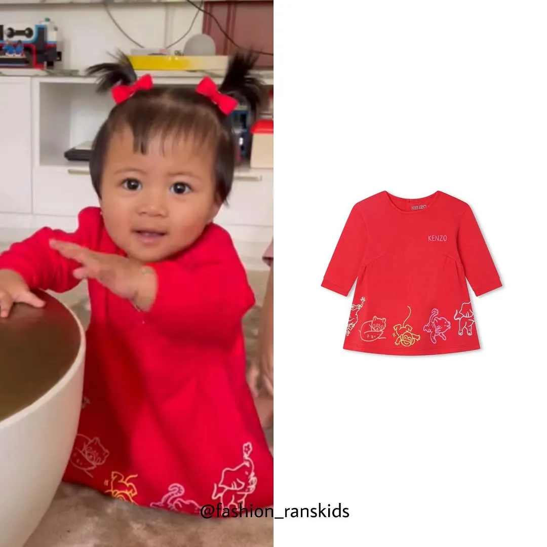 Harga Dress Lily Anak Nagita Slavina dan Raffi Ahmad. (instagram/fashion_ranskids)