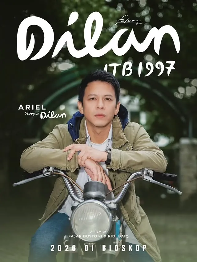 Ariel NOAH di poster film DILAN © instagram.com/arielnoah