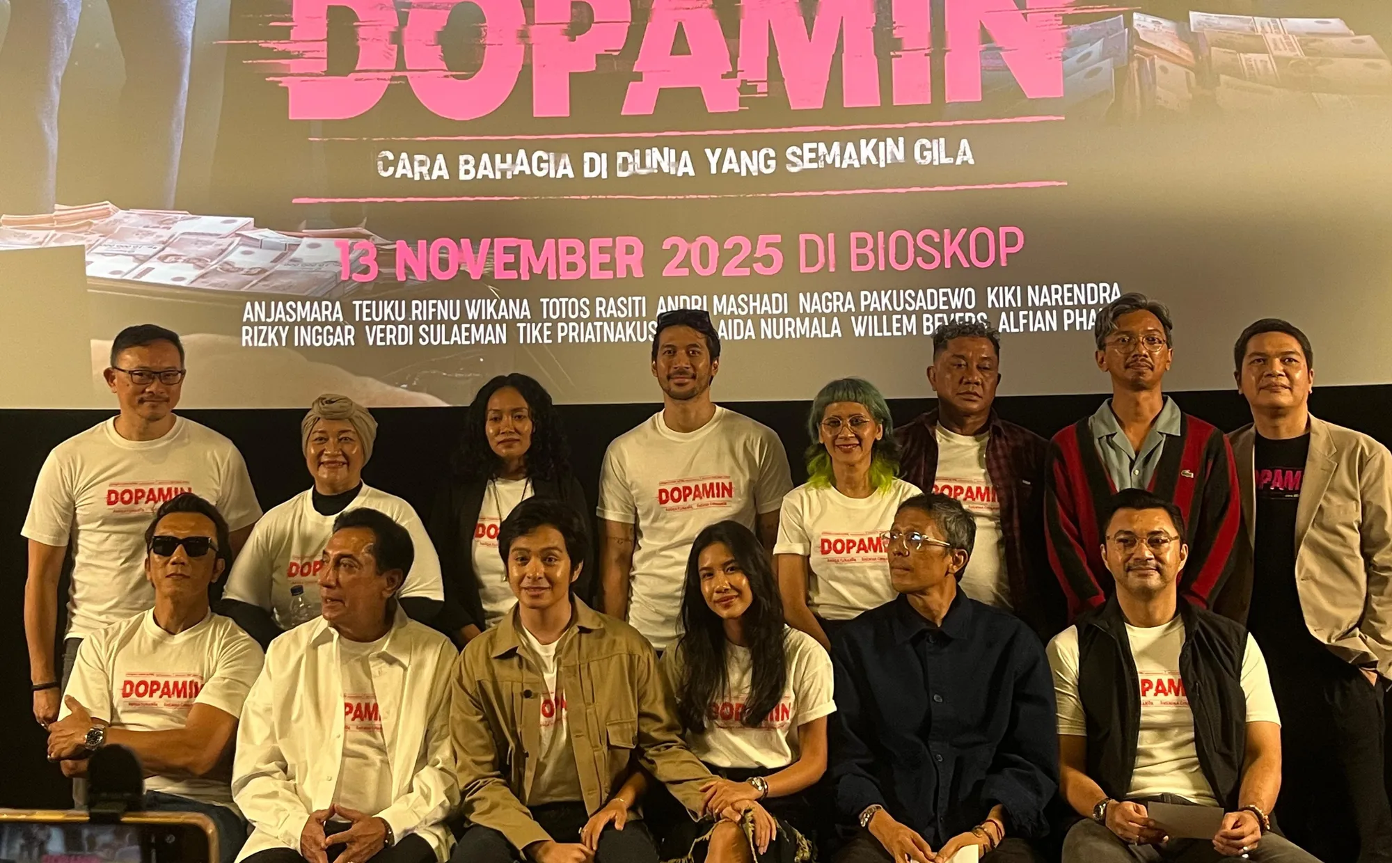 Para Pemain Film Dopamin (KapanLagi.com/Fikri Alfi Rosyadi)