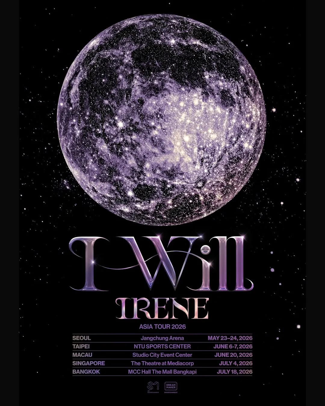 Poster Asia Tour Irene Red Velvet (c) instagram.com/redvelvet.smtown