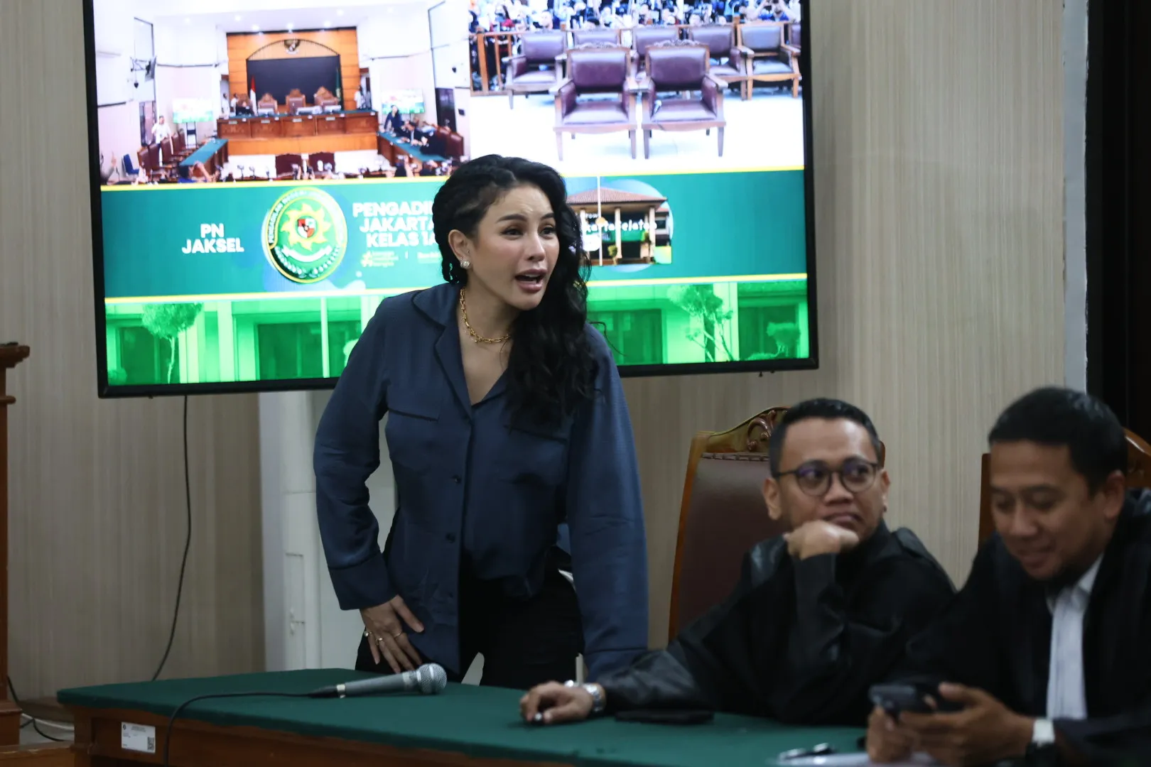 Nikita Mirzani di Ruang Sidang (cr:KapanLagi.com/Budy Santoso)