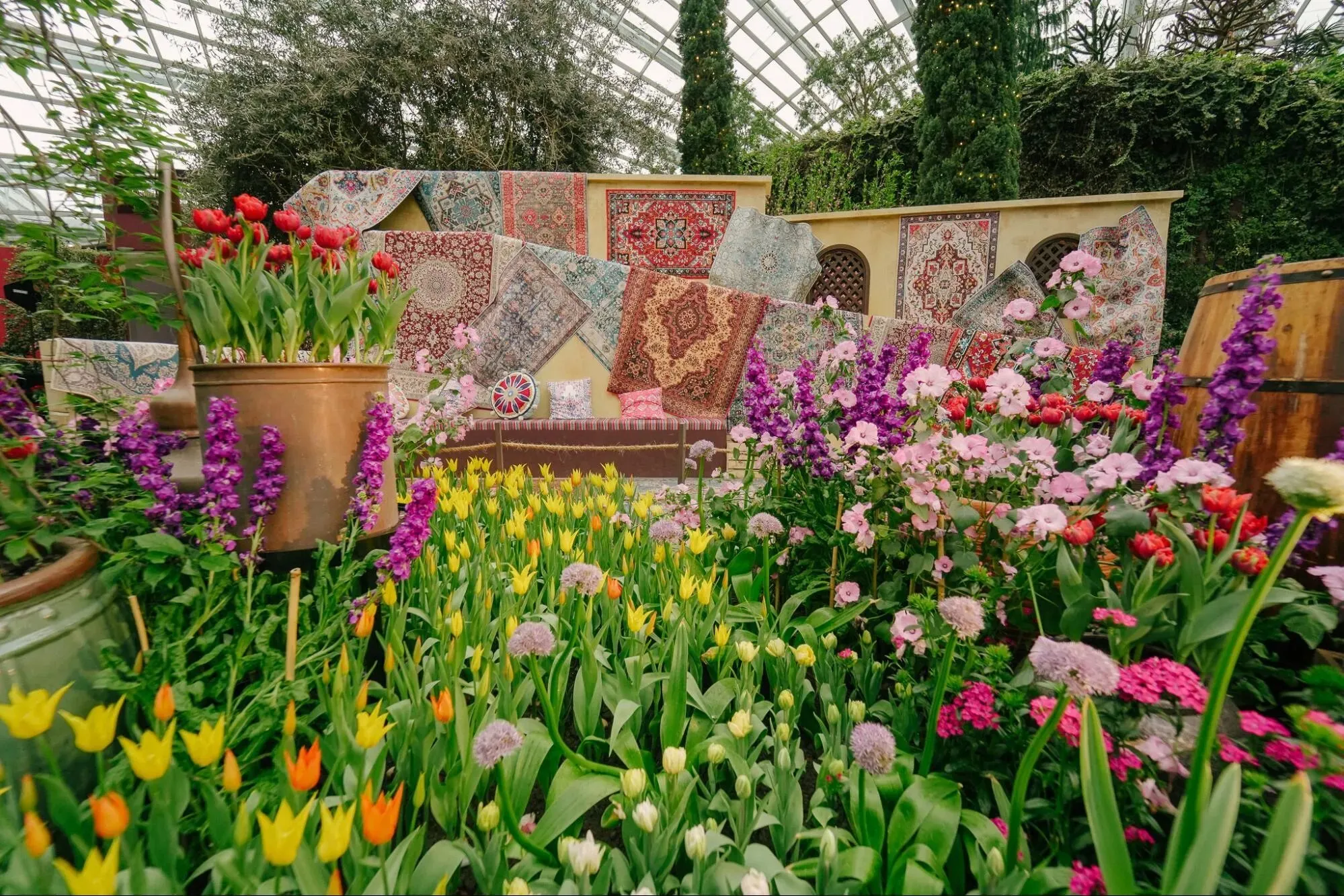 Tulipmania Singapura. (Gardens by the Bay)