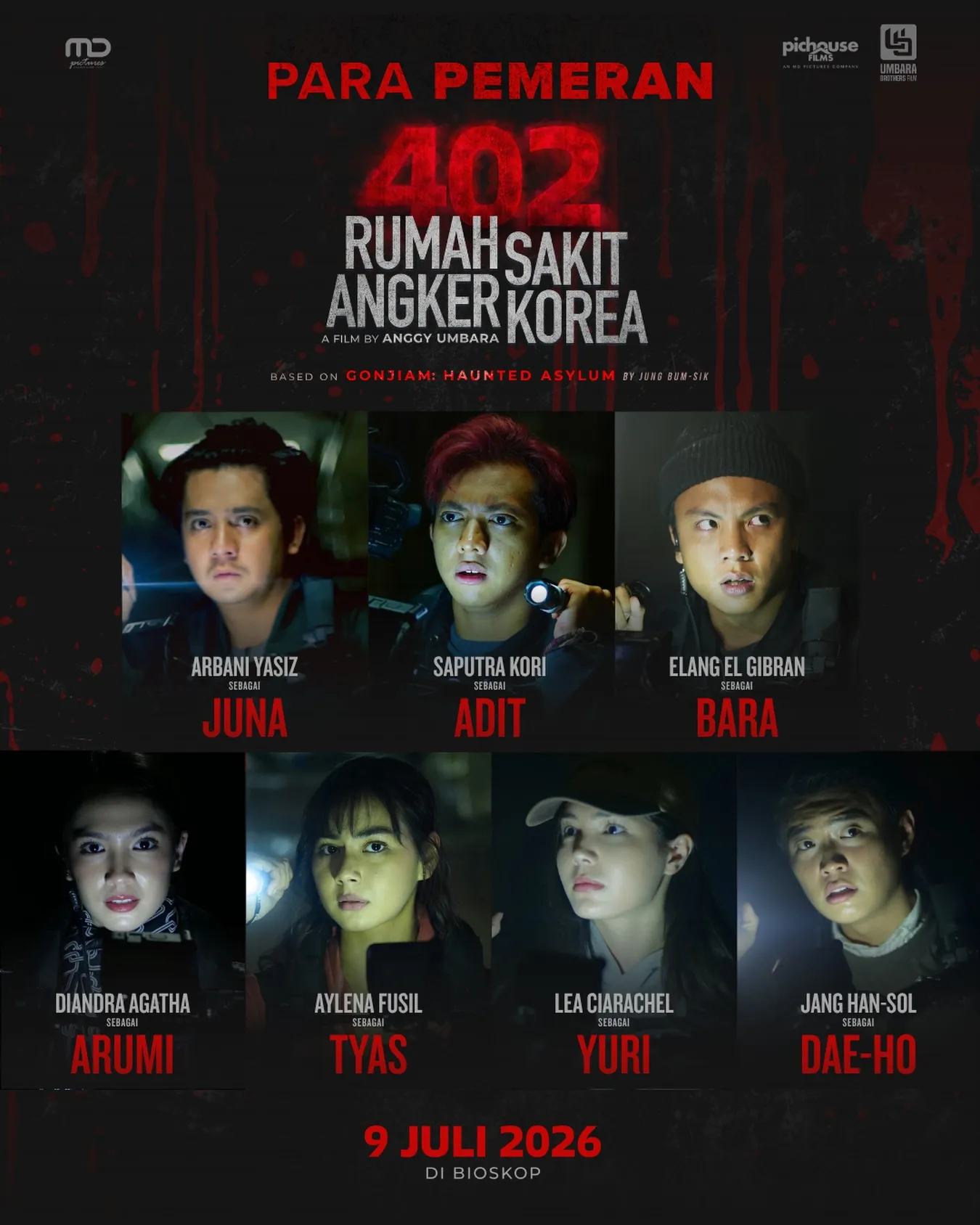 Pemain film 402 Rumah Sakit Angker Korea  (credit: Instagram.com/402.rsangkerkorea/)