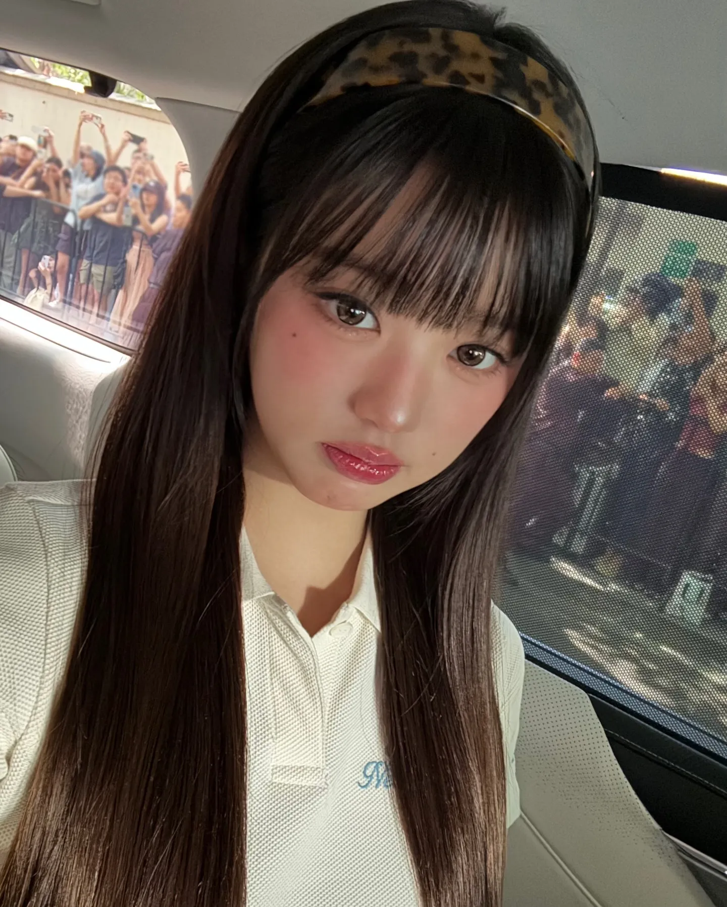 Jang Wonyoung manyun selca/Instagram.com/for_everyoung10