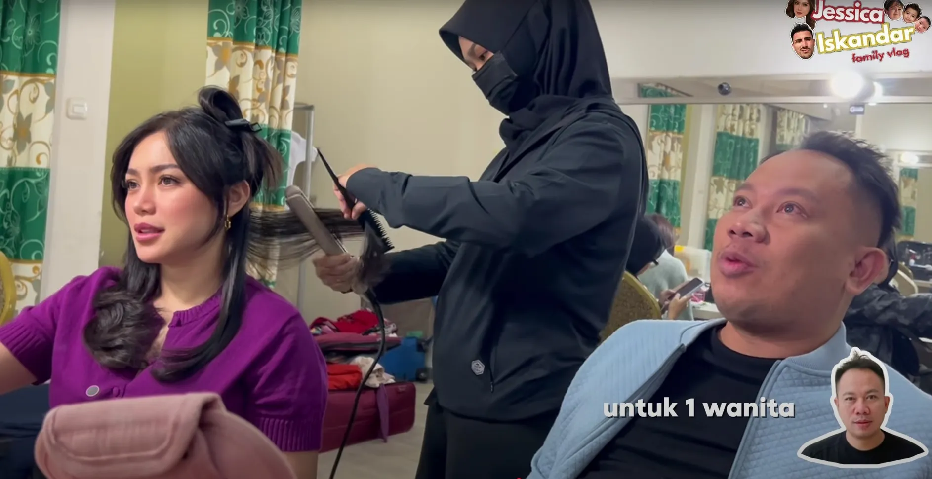 Jika Waktu Bisa Diulang, Vicky Prasetyo Ingin Setia pada 1 Wanita (credit: YouTube/Jessica Iskandar)
