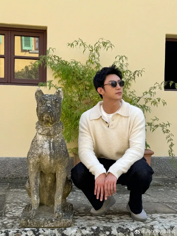 Chemistry Jin Chen dan Huang Jingyu di acara TV bikin Weibo heboh (credit:weibo)