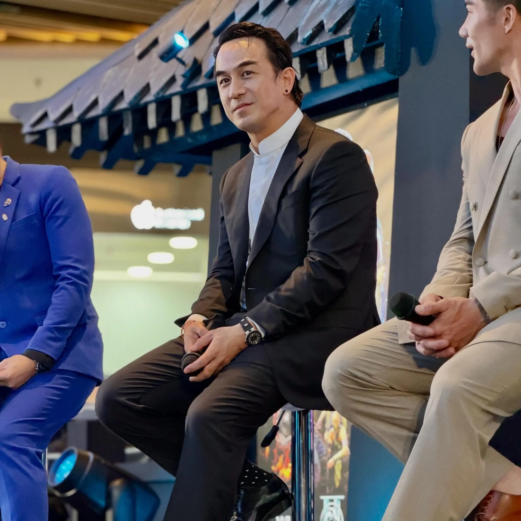 Joe Taslim hadiri konferensi pers (credit: instagram/joe_taslim)