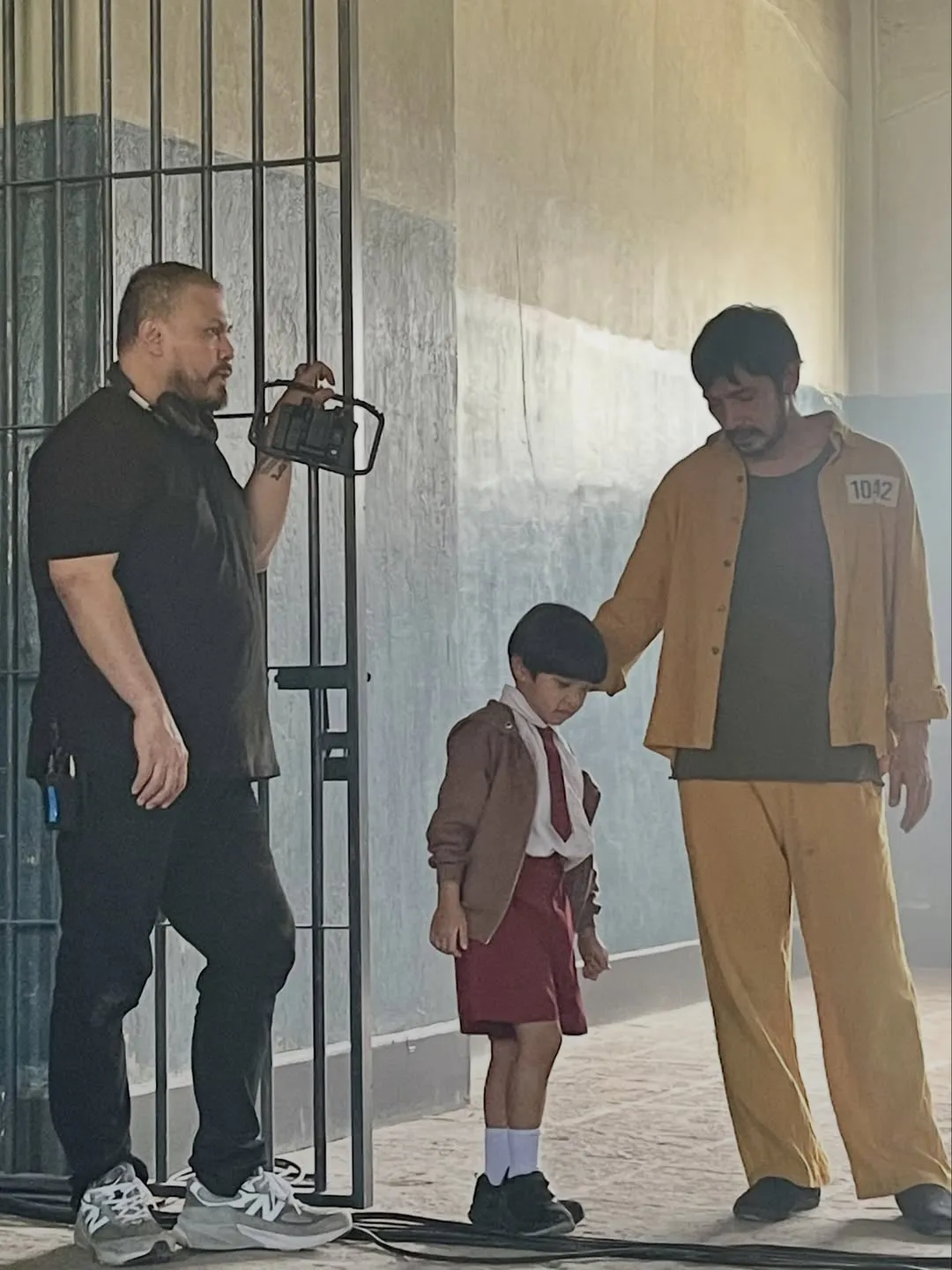 Proses syuting GHOST IN THE CELL (credit: Instagram.com/jokoanwar)