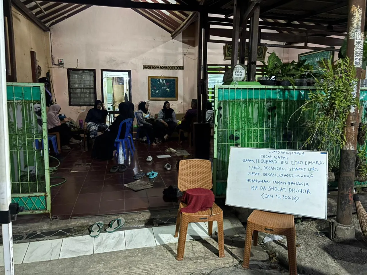 Rumah duka ayah Dea Panendra (credit: KapanLagi.com/Fikri Alfi Rosyadi)