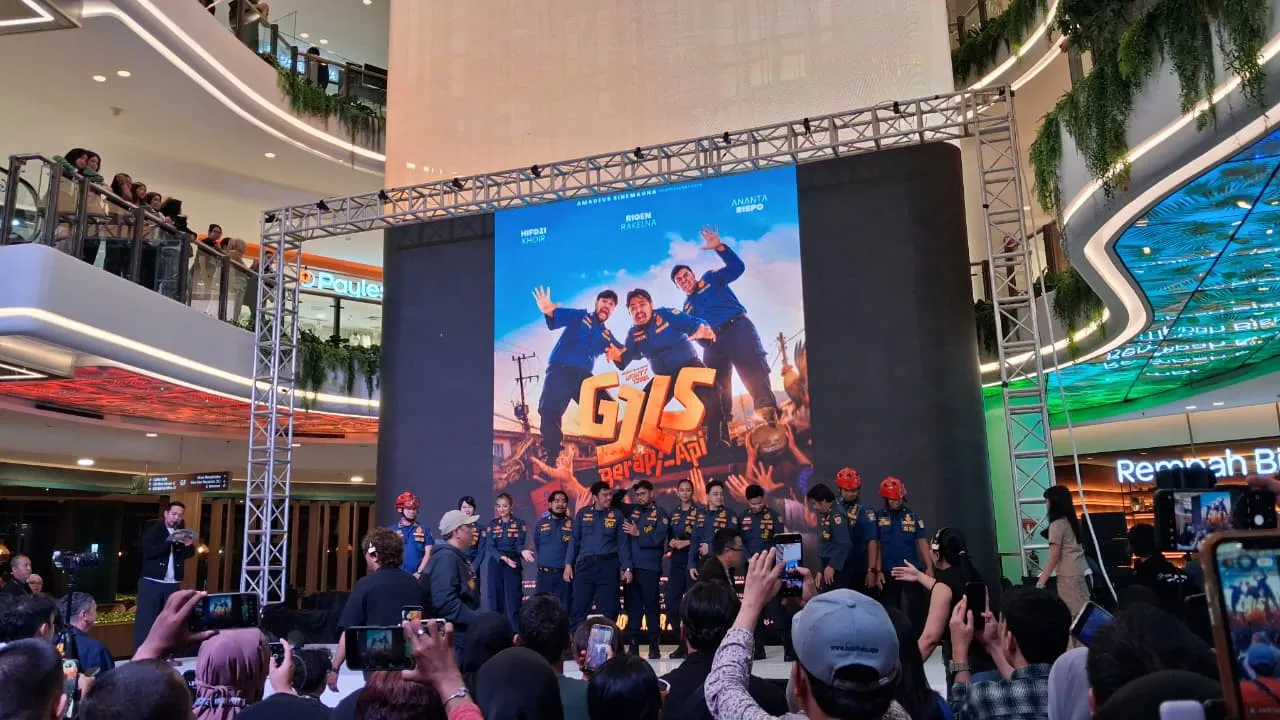Rigen, Rispo, dan Hifdzi Eksplorasi Karakter Berbeda di Film GJLS Berapi-api (Fatimah Azzahra/Liputan6.com)