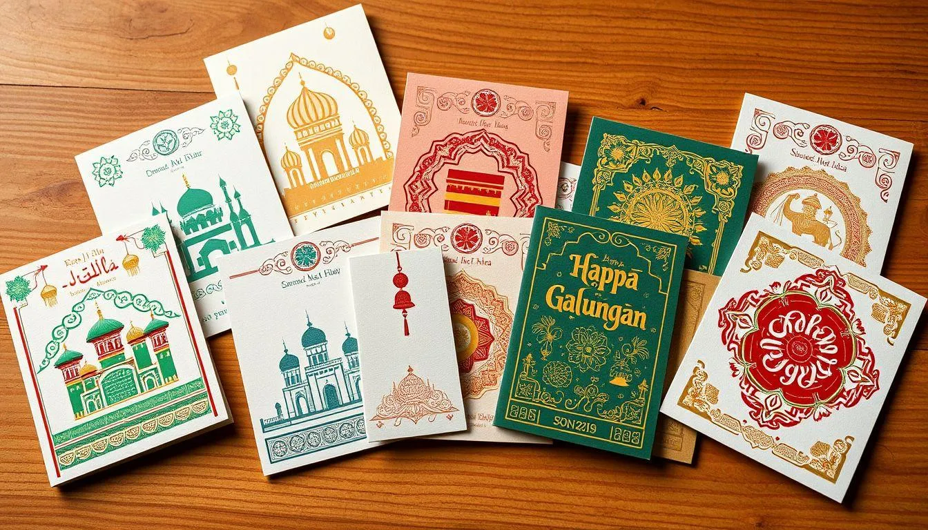 Jenis-Jenis Kartu Ucapan Hari Raya (c) Ilustrasi AI