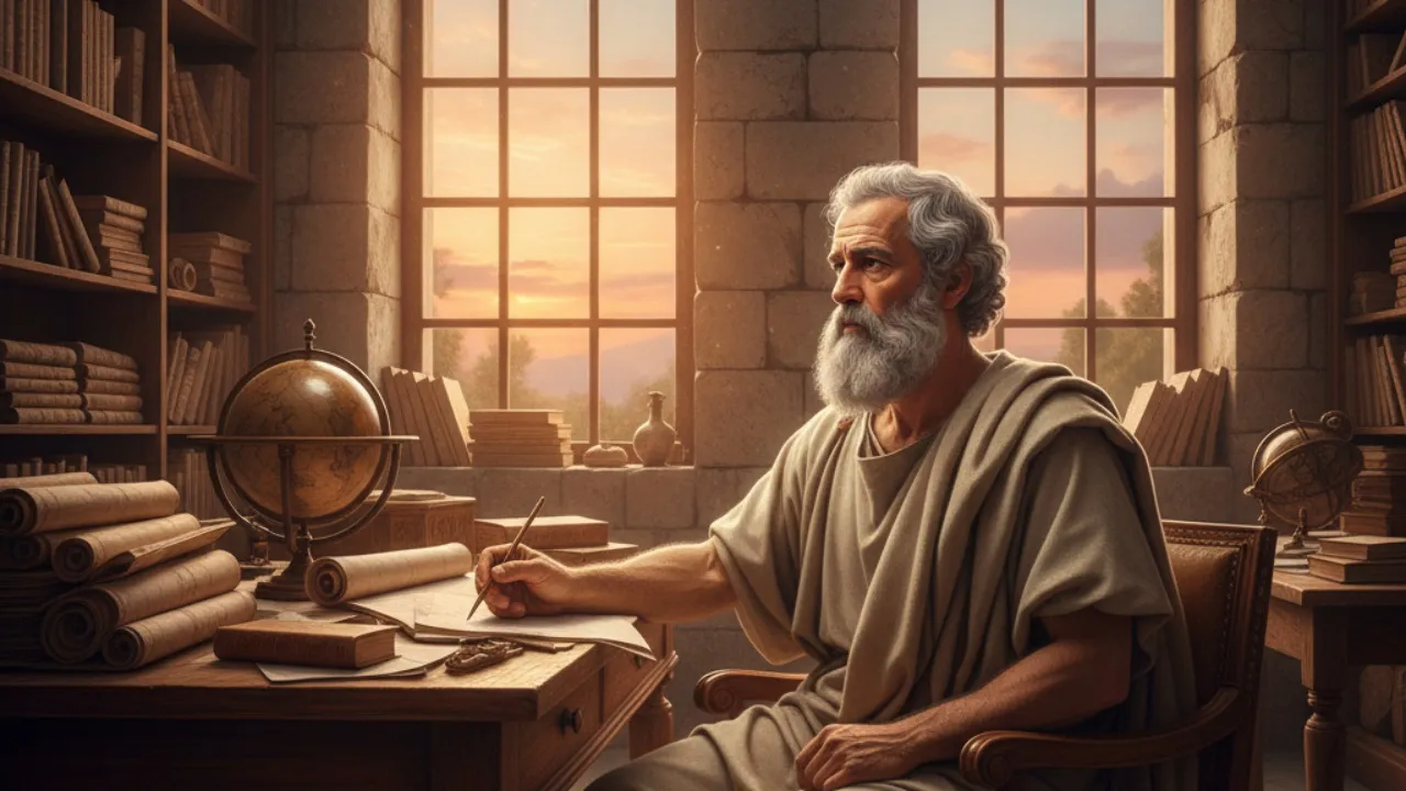 Kata Bijak Aristoteles Tentang Kebijaksanaan dan Karakter (c) Ilustrasi AI