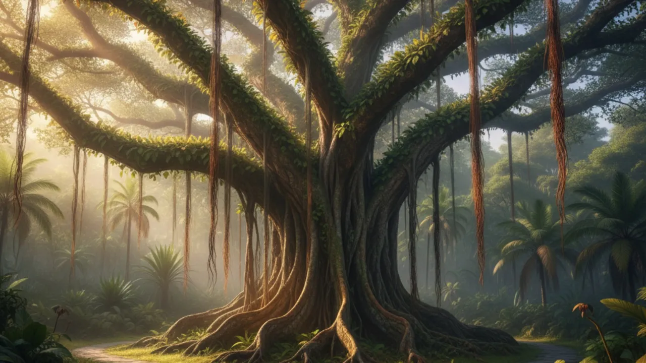 Pelajaran Hidup dari Ketahanan Pohon (c) Ilustrasi AI