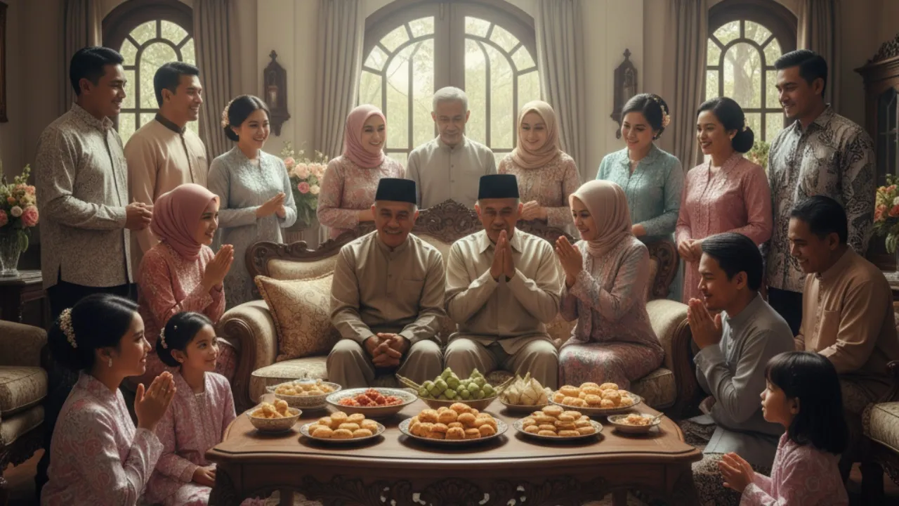 Pengertian dan Makna Kata Bijak Hari Raya Idul Fitri (c) Ilustrasi AI