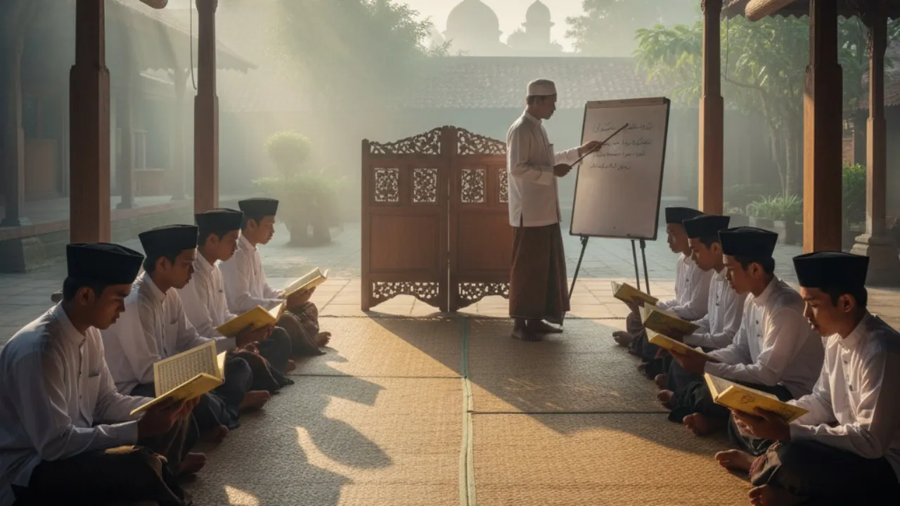 Kata Bijak Hari Santri sebagai Warisan Budaya Bangsa (c) Ilustrasi AI