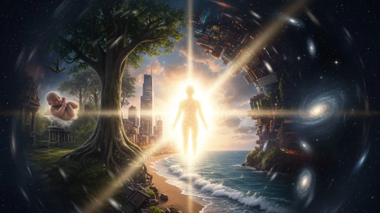 Kata Bijak Krisna Tentang Keabadian Jiwa (c) Ilustrasi AI