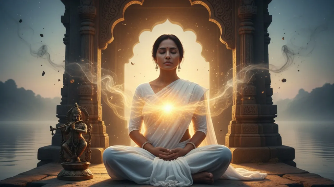 Ajaran Krisna Tentang Pembersihan Jiwa (c) Ilustrasi AI