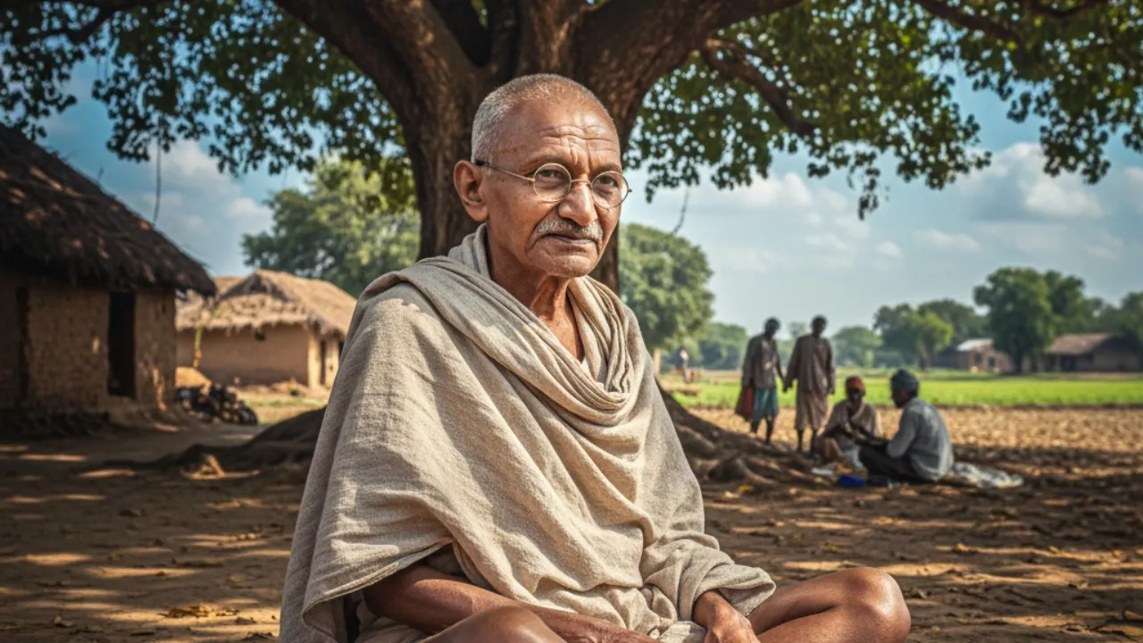 Pengertian dan Makna Kata Bijak Mahatma Gandhi (c) Ilustrasi AI