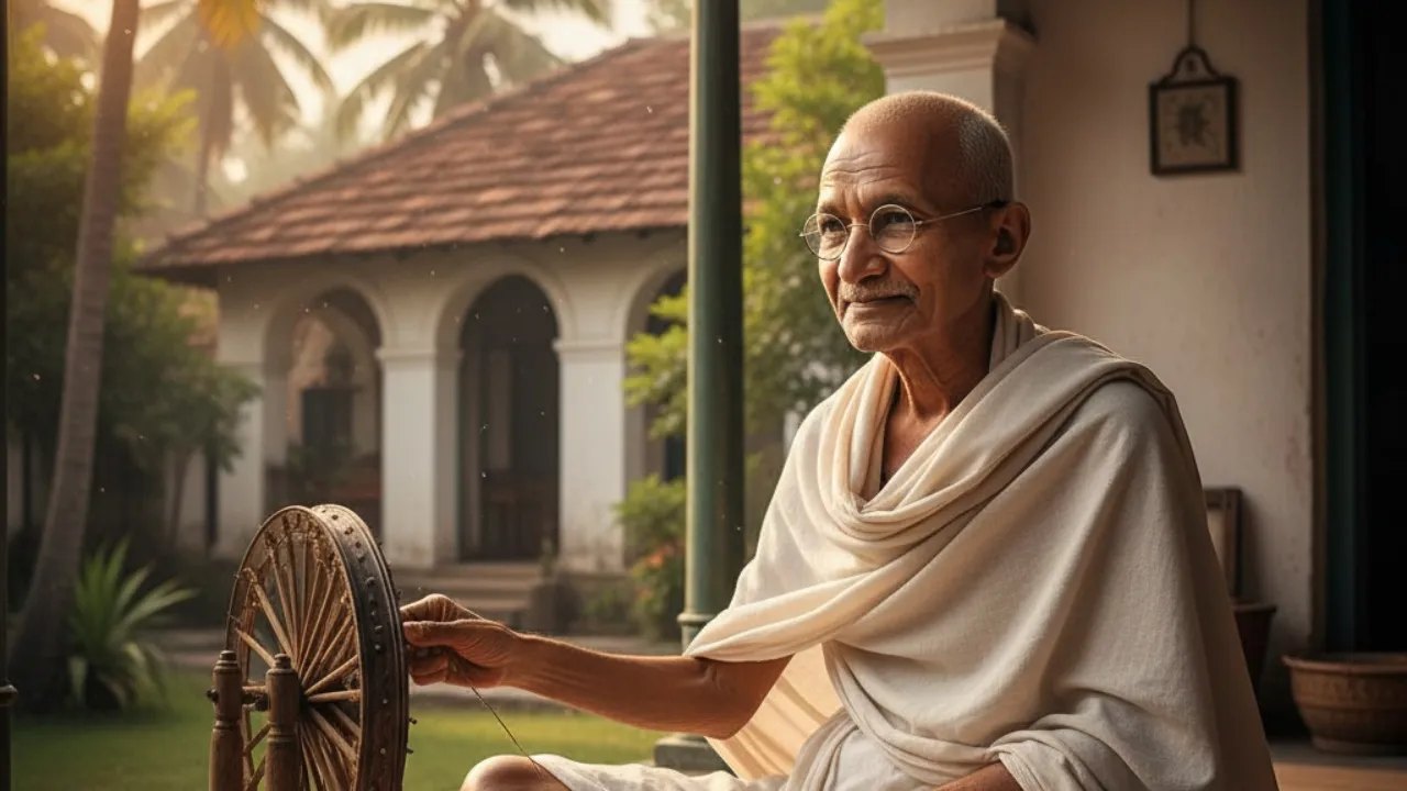 Kata Bijak Mahatma Gandhi tentang Perdamaian dan Kebenaran (c) Ilustrasi AI