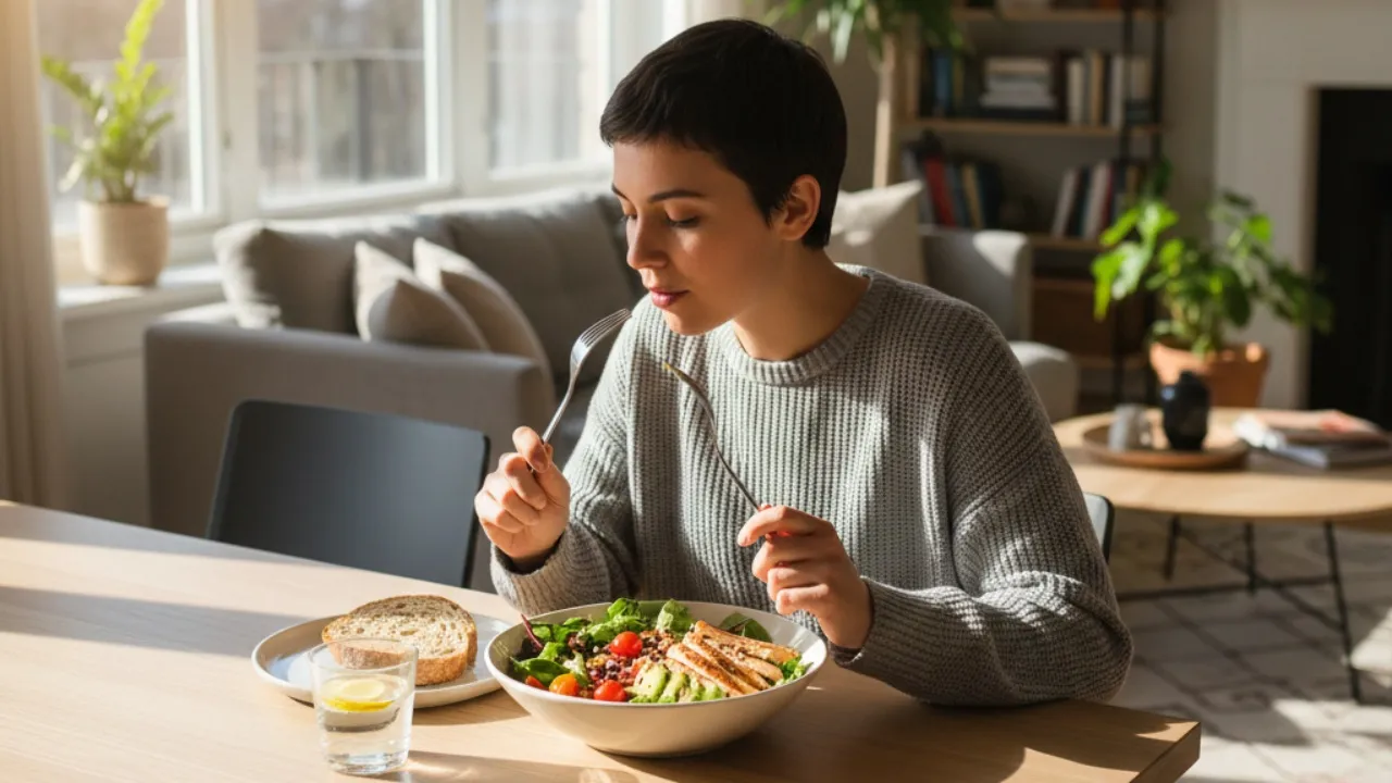 Pengertian dan Makna Kata Bijak Makan Siang (c) Ilustrasi AI