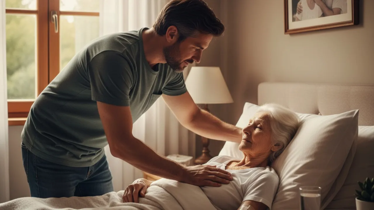 Doa dan Harapan dalam Kata Bijak Merawat Orang Tua (c) Ilustrasi AI