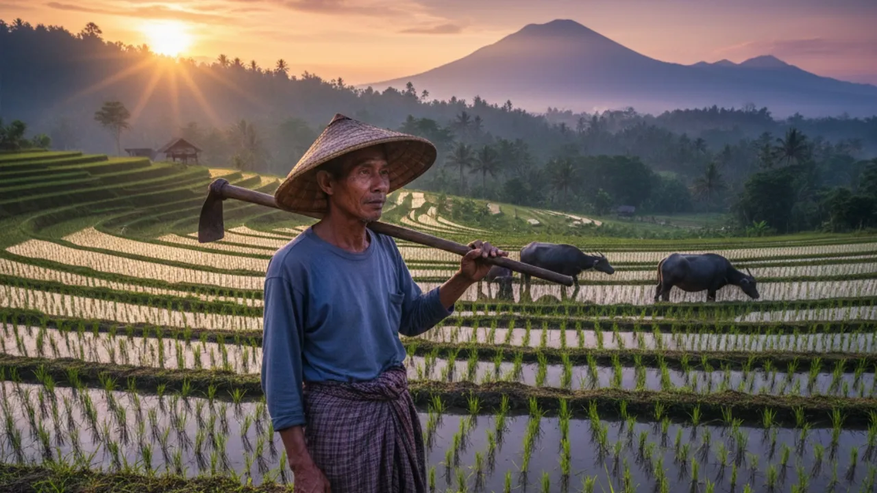 Kata Bijak Petani tentang Kerja Keras dan Ketekunan (c) Ilustrasi AI