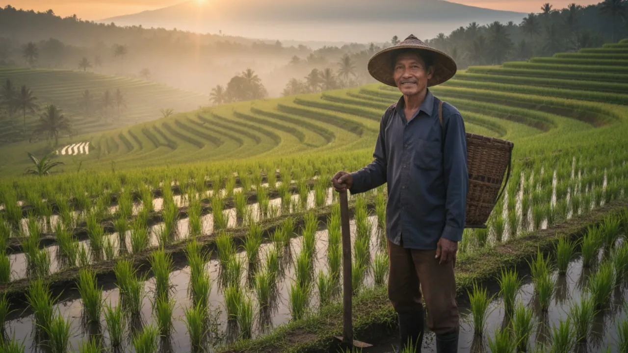 Kata Bijak Petani tentang Kerendahan Hati dan Kebijaksanaan (c) Ilustrasi AI