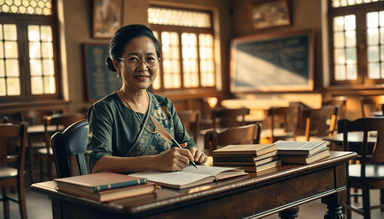 Pengaruh Kata Bijak Kartini terhadap Sistem Pendidikan Indonesia (c) Ilustrasi AI