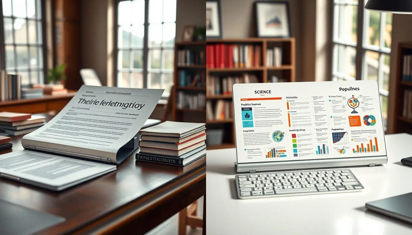 Perbedaan Kata Ilmiah dan Kata Populer (c) Ilustrasi AI