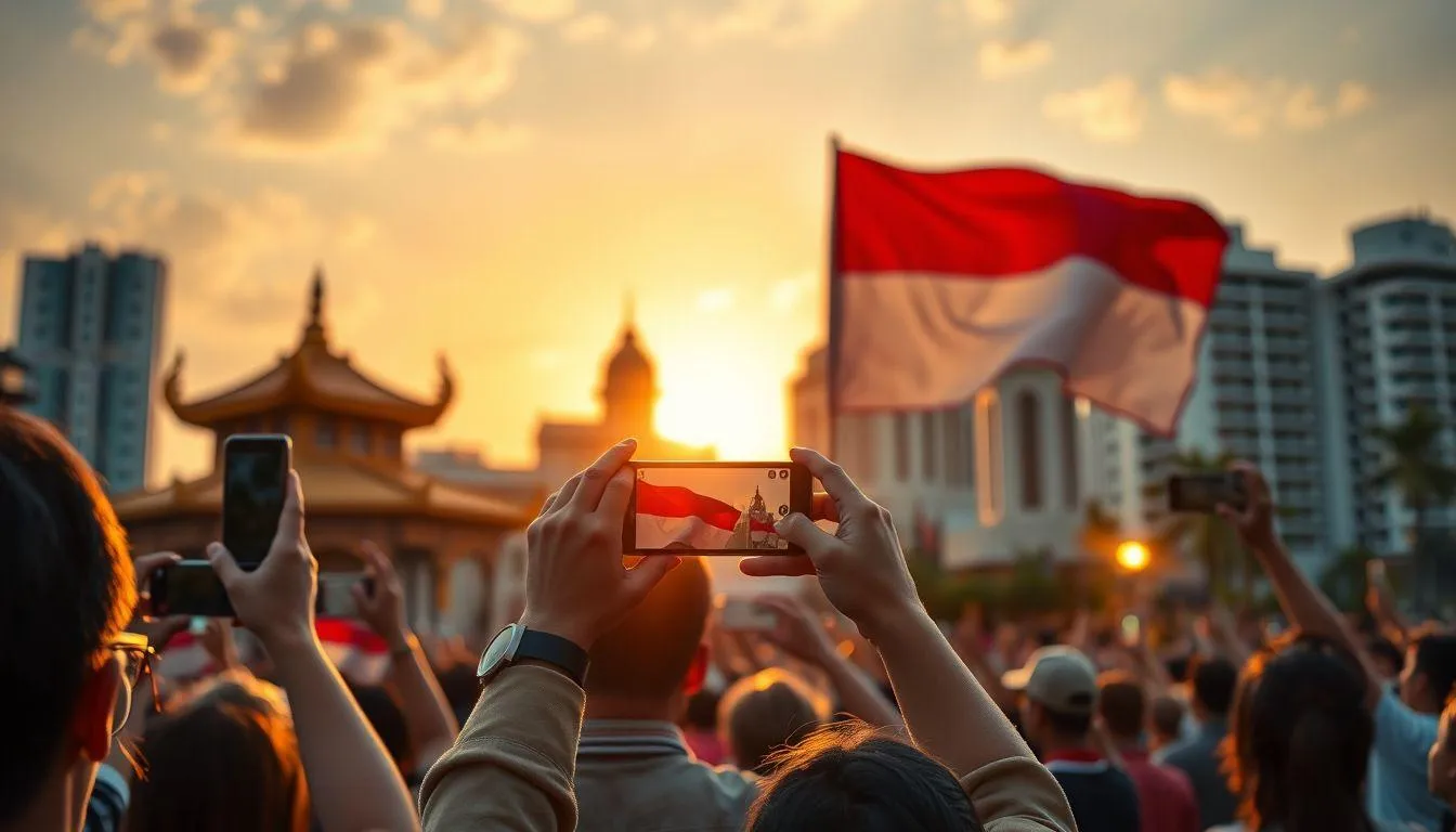 Kata-Kata 17 Agustus Keren untuk Media Sosial (c) Ilustrasi AI