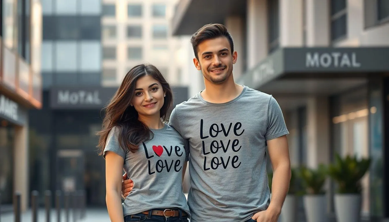 Jenis-Jenis Kata-Kata Baju Couple Keren (c) Ilustrasi AI