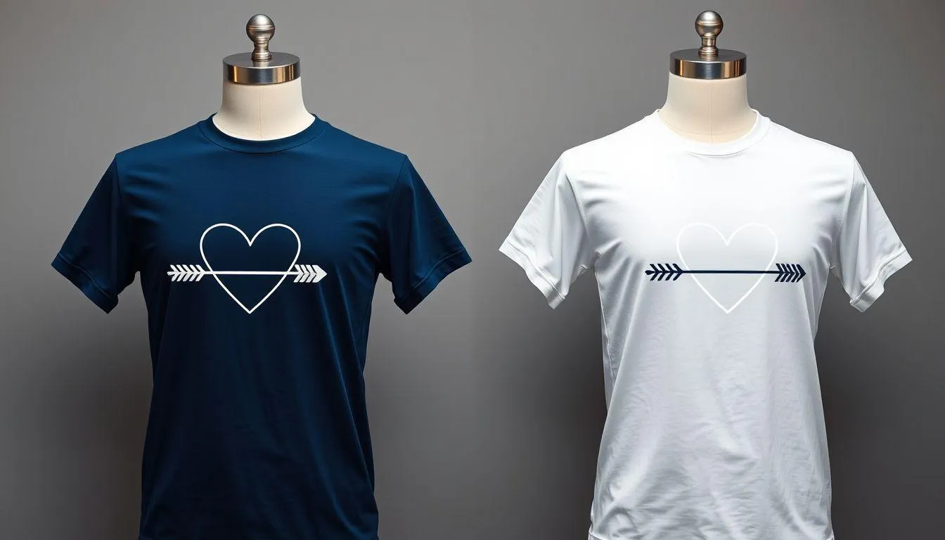 Inspirasi Desain dan Motif Kaos Couple (c) Ilustrasi AI