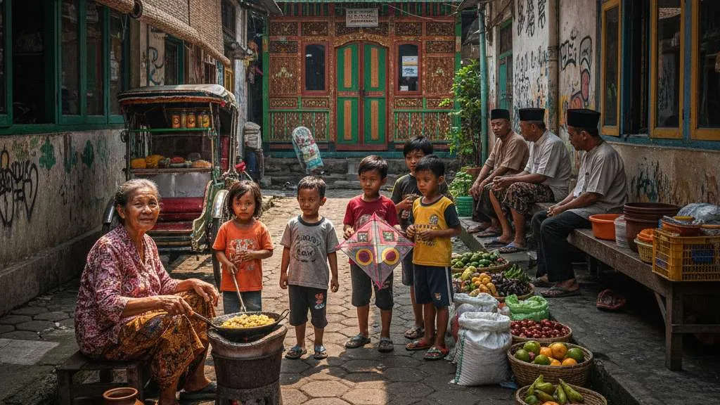 Ungkapan dan Kosakata Betawi Sehari-hari (c) Ilustrasi AI